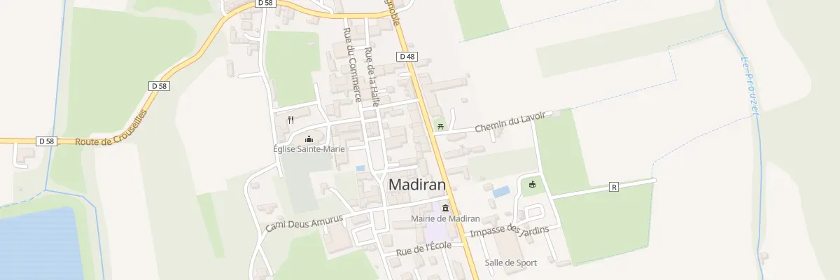 Plan du 26 Rte du Vignoble à Madiran