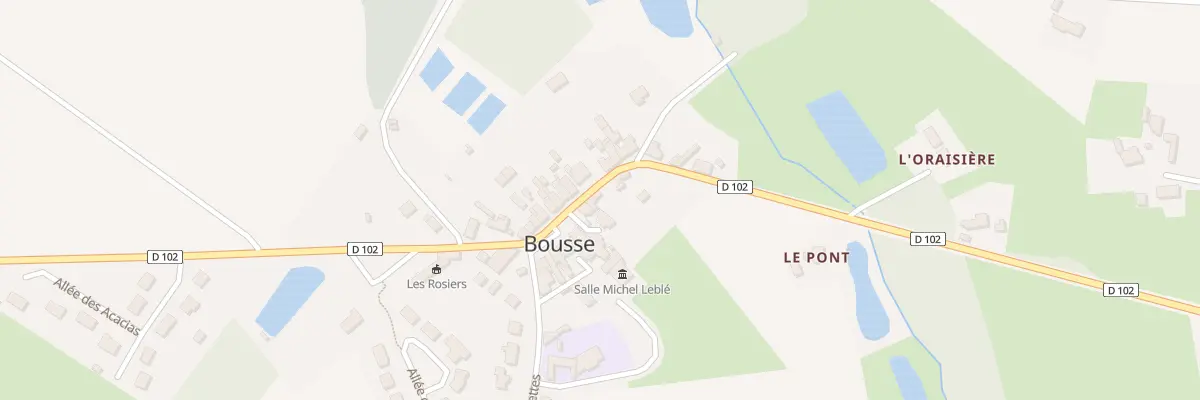 Plan du 7 Rue le Royer De La Dauversiere à Bousse