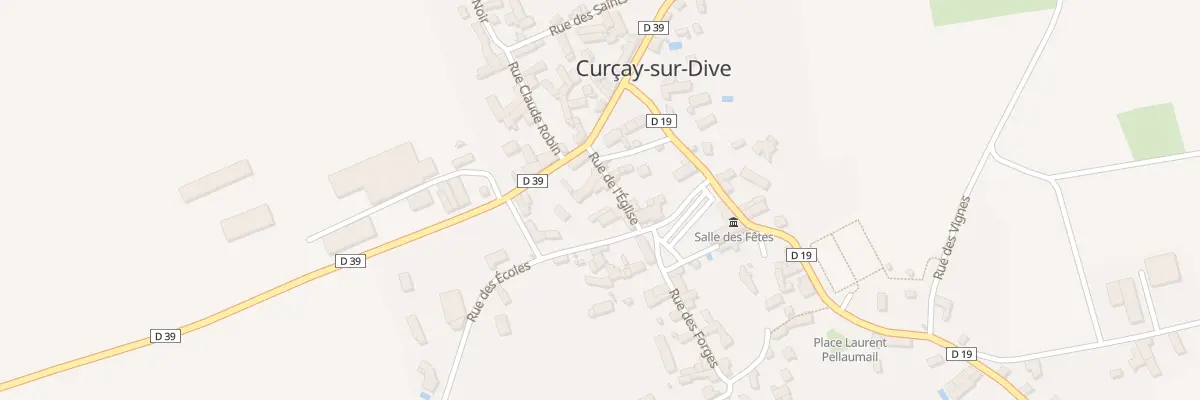 Plan du 3 Rue de l’Église à Curçay-sur-Dive