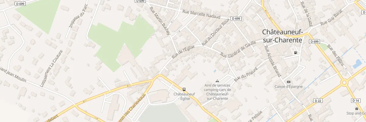 Plan du 13B Rue de l’Eglise à Châteauneuf-sur-Charente