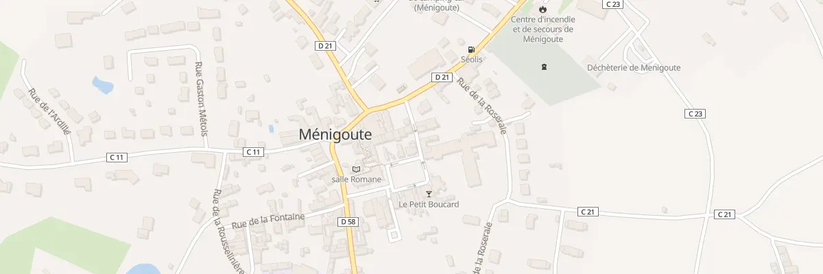 Plan du 4 Rue de la Trésorerie à Ménigoute
