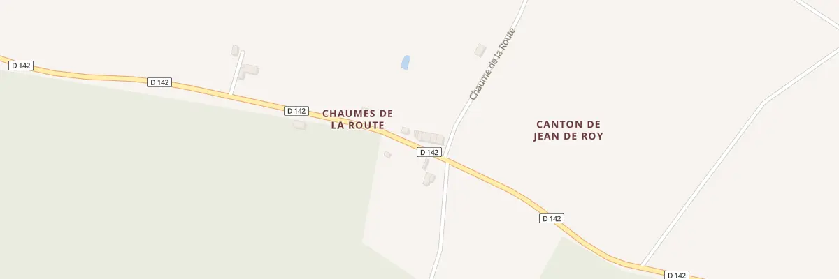 Plan du 3 Chaumes de la Route à Boscamnant