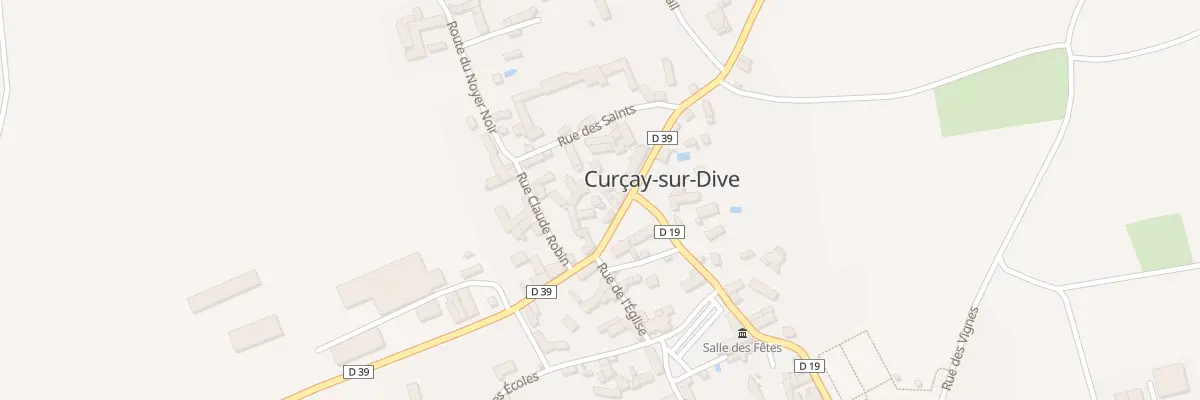 Plan du 1 Rte de Thouars à Curçay-sur-Dive