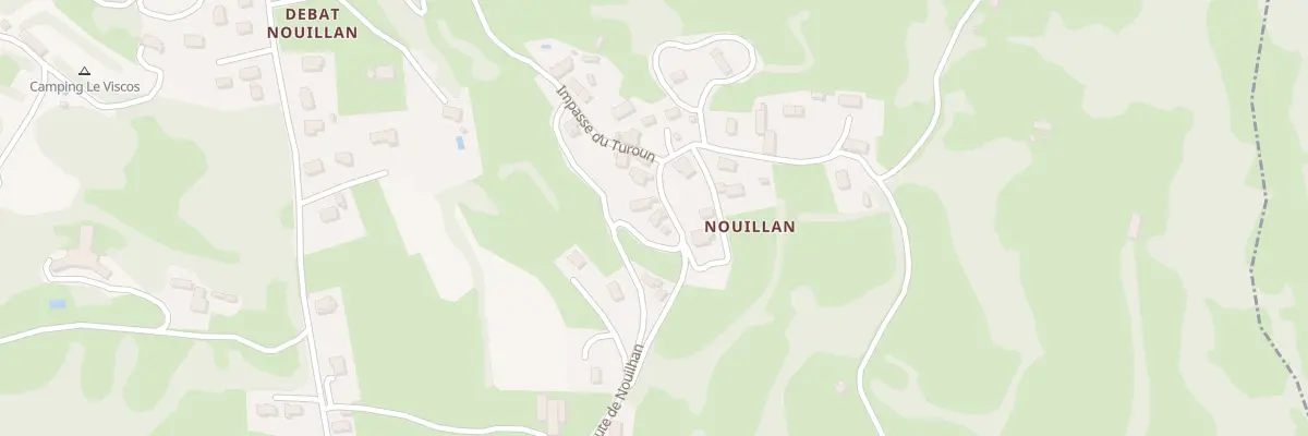 Plan du 21 Rte de Nouilhan à Beaucens