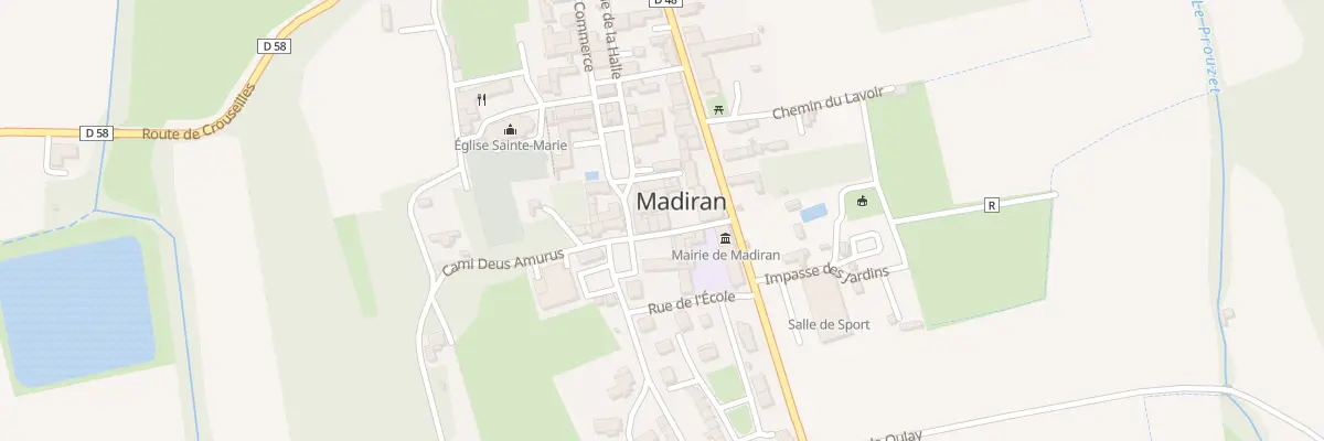 Plan du 8 Rue du Feuillant à Madiran