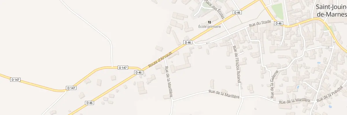 Plan du 33 Rue du Stade à Loubillé