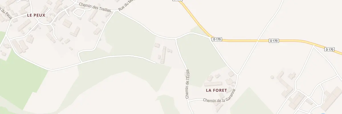 Plan du 1 Bois Benaud à Thénezay