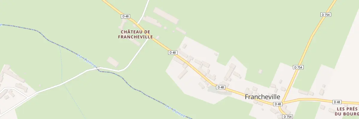 Plan du 52 Le Bourg à Francheville