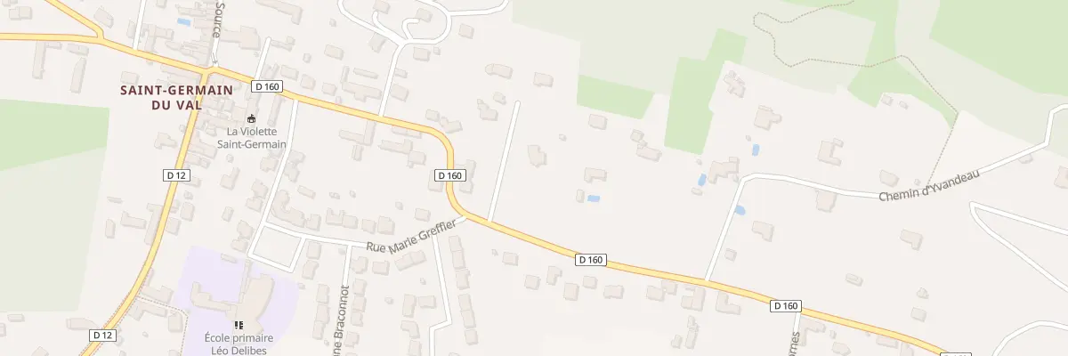Plan du 21B Rue de l’Arthuisière à La Flèche