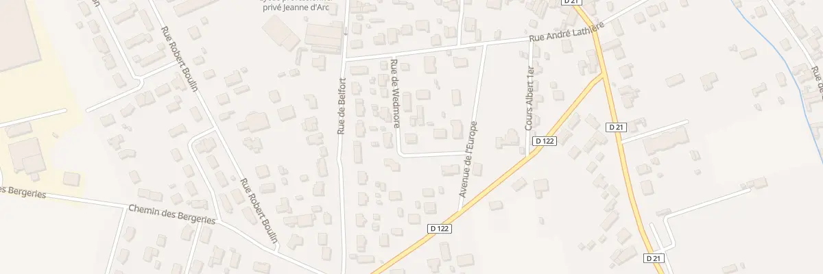 Plan du 5 Rue de Wedmore à Saint-Médard-de-Guizières