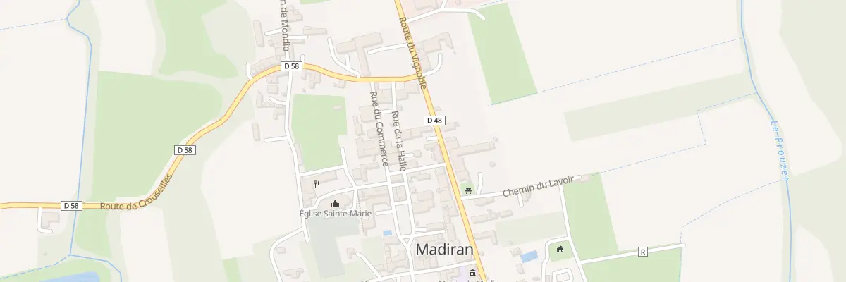 Plan du 12 Rte du Vignoble à Madiran