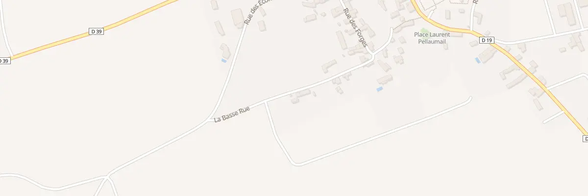 Plan du 3 Rue la Basse Rue à Curçay-sur-Dive