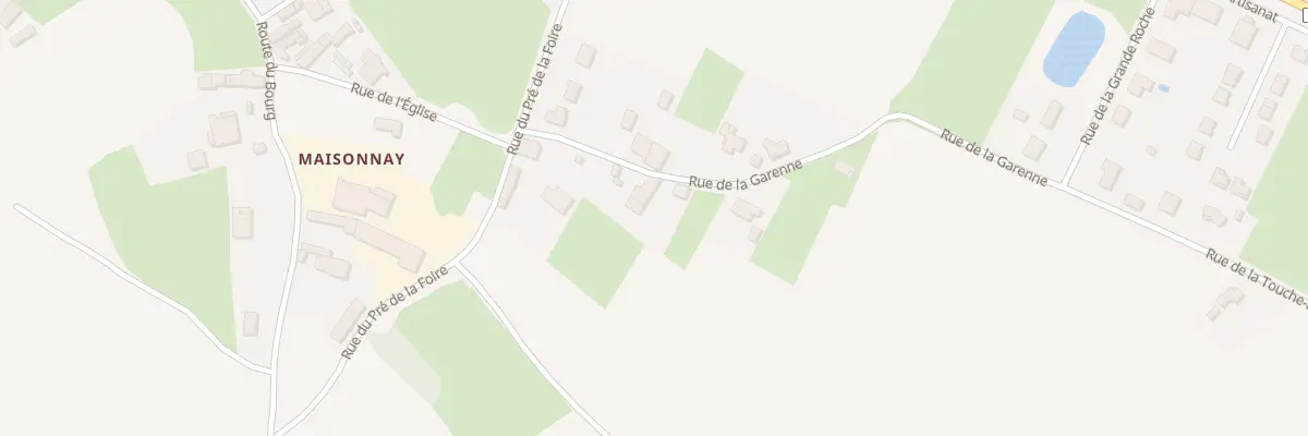 Plan du 6 Rue de la Garenne à Maisonnay