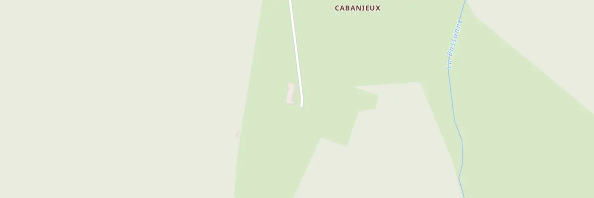 Plan du 2 Cabanieux à Aillas