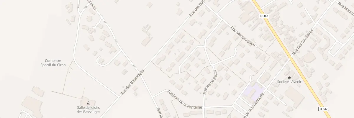 Plan du 8 Rue Lamartine à Vivy