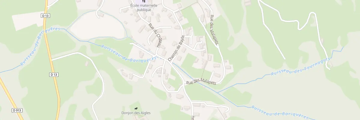 Plan du 37 Che de Bayle à Beaucens