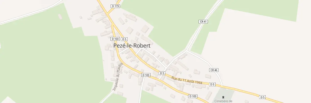 Plan du 3 Rue de Verdun à Pezé-le-Robert