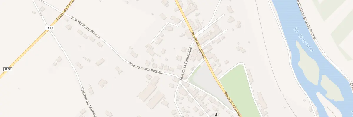Plan du 17 Rue de la Fontenelle à Châteauneuf-sur-Charente