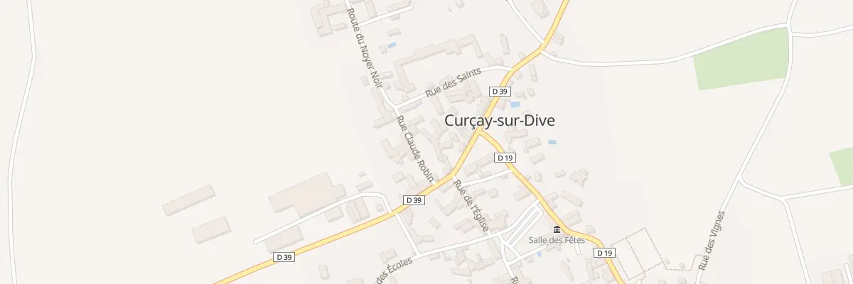 Plan du 2 Rue Claude Robin à Curçay-sur-Dive