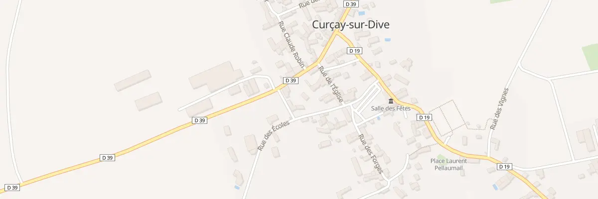 Plan du 5 Rte de Thouars à Curçay-sur-Dive