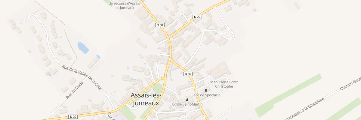 Plan du 1 Rue de la Croix Blanche à Assais-les-Jumeaux