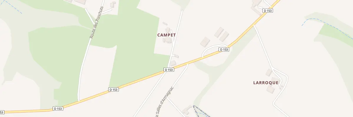 Plan du 22 Rte de Campet à Panjas