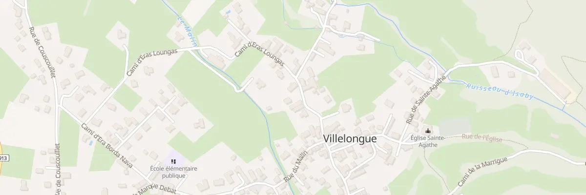 Plan du 11 Rue de la Hourcadette à Villelongue