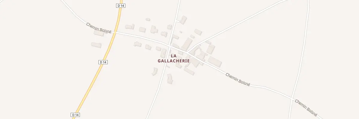Plan du 18 Vge de la Gallacherie à Birac