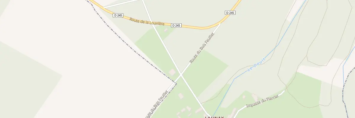 Plan du 11 Rte de la Louvière à Merri