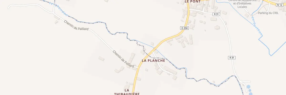 Plan du 1229 Rte de Saint Denis à Ravigny