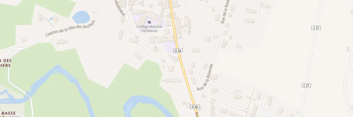 Plan du 1 Rue de la Rousselinière à Ménigoute