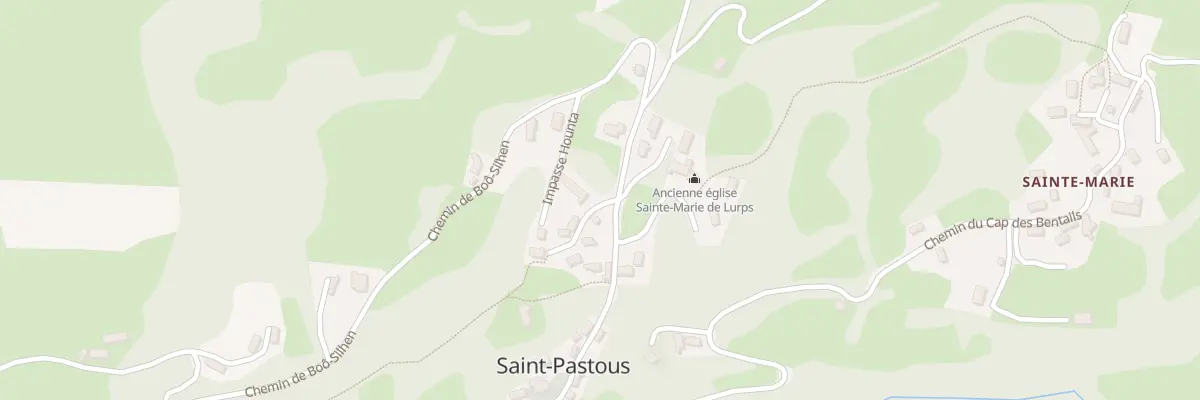 Plan du 9 Che de Boo Silhen à Saint-Pastous