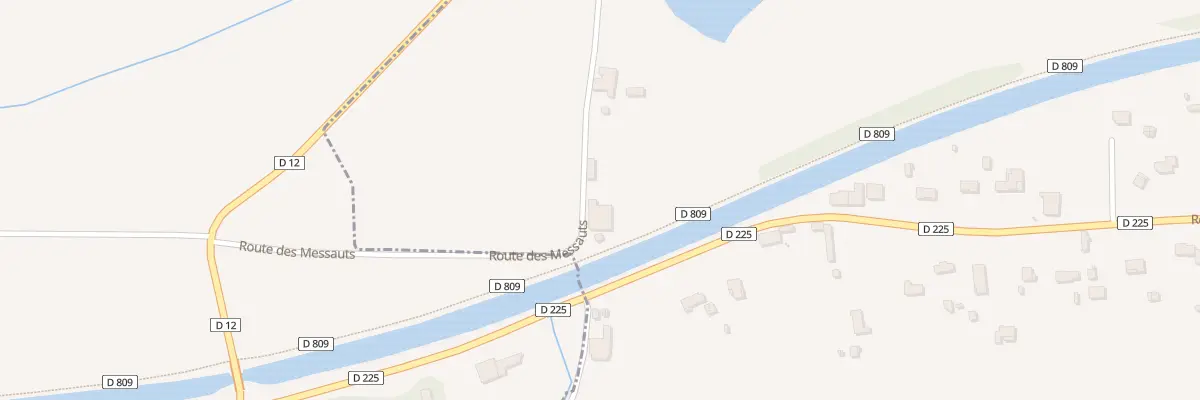 Plan du 1 Messaut à Blaignac