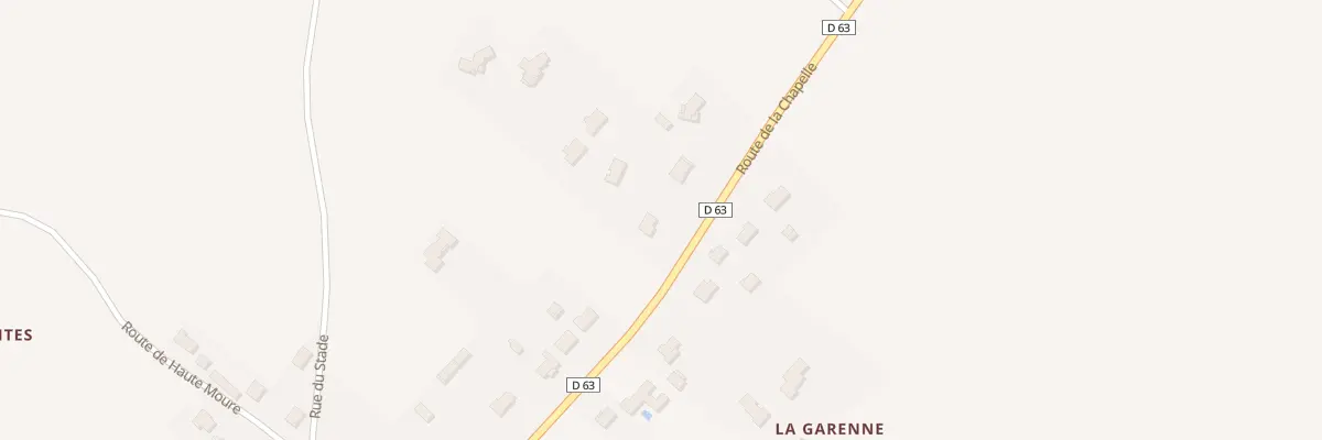Plan du 25 Rte de la Chapelle à Vibrac