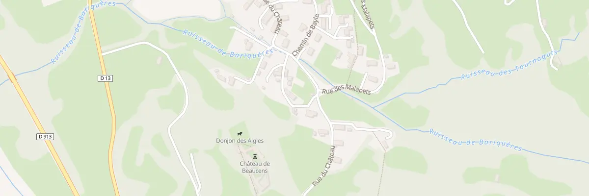 Plan du 7 Imp de la Batdaspe à Beaucens