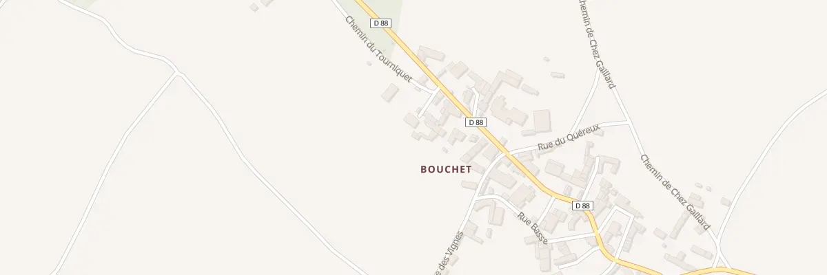 Plan du 5033 Bouchet à Lupsault