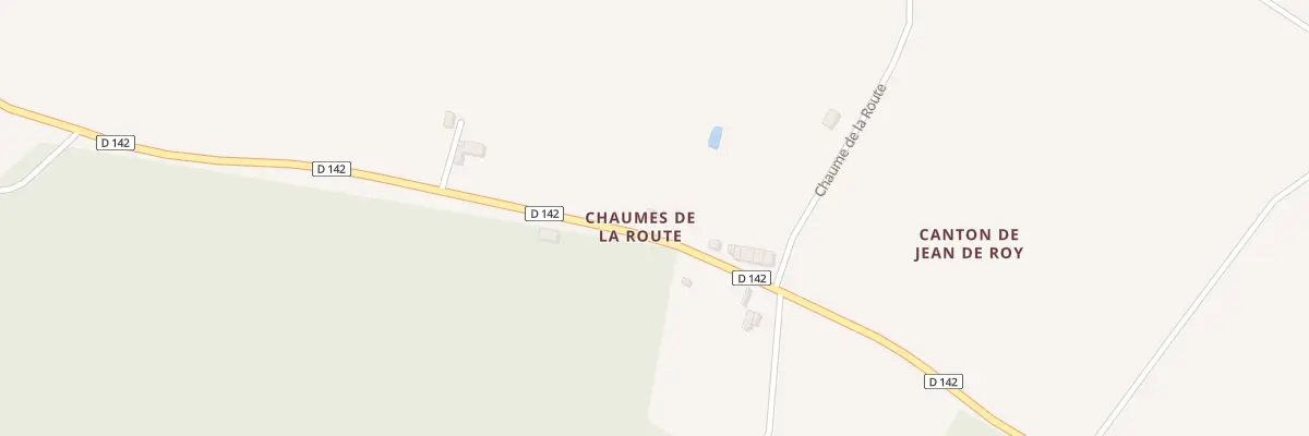 Plan du 1 Chaumes de la Route à Boscamnant