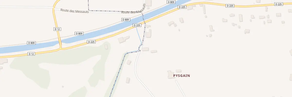 Plan du 8 Sauton à Blaignac