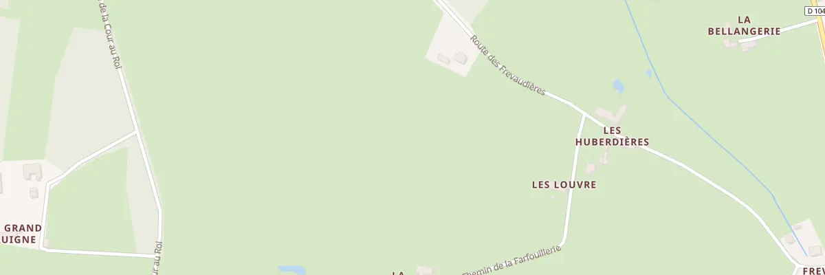 Plan du 646 Rte des Frévaudières à La Flèche