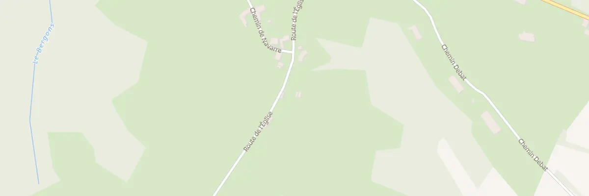 Plan du 1 Rte de l’Eglise à Moncaup