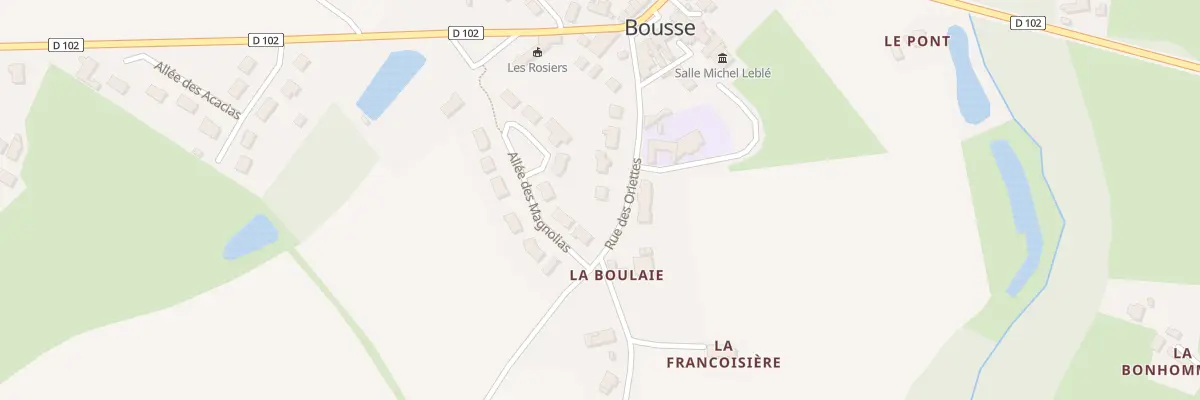 Plan du 14 Rue des Oriettes à Bousse