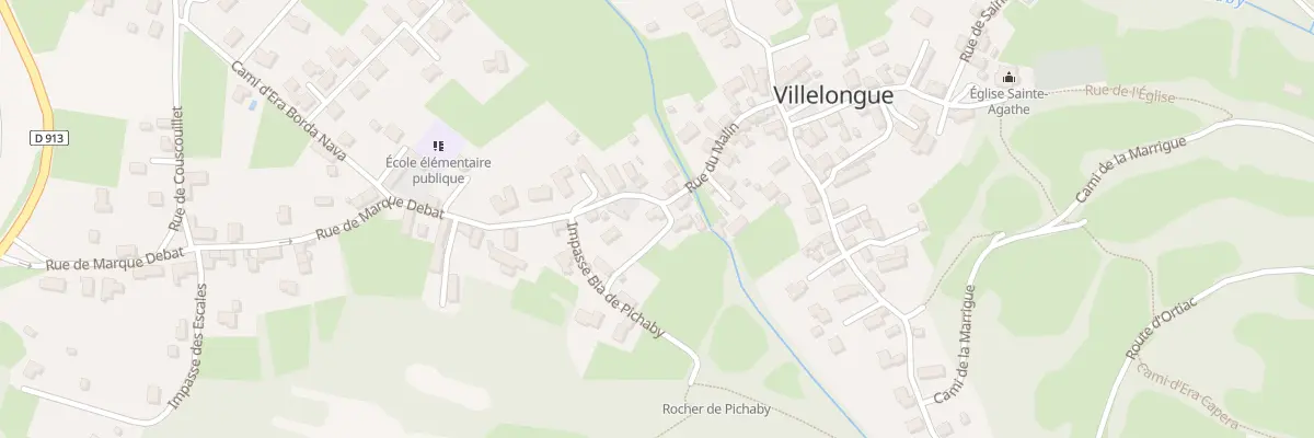 Plan du 23 Rue du Malin à Villelongue