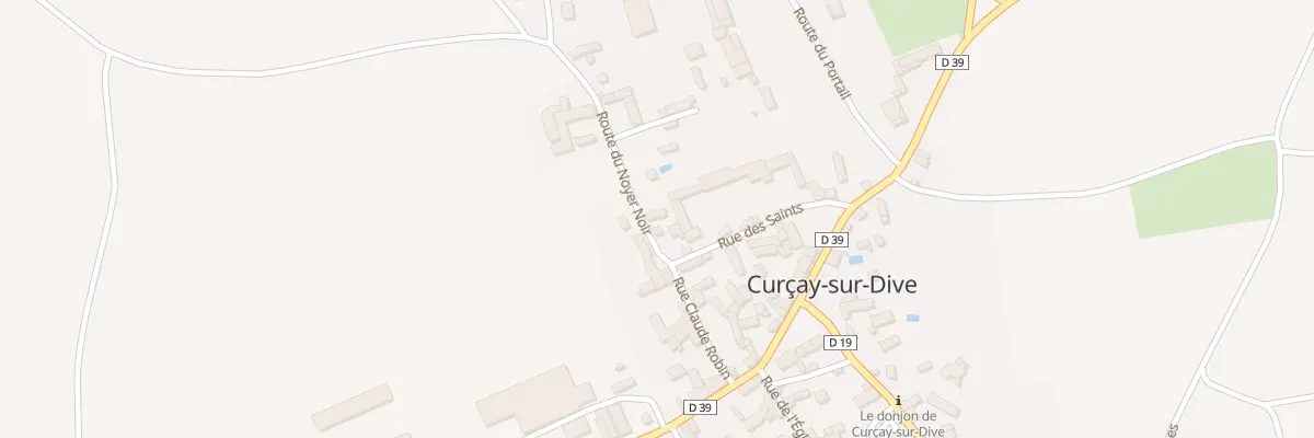 Plan de Rte du Noyer Noir à Curçay-sur-Dive