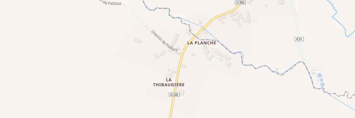 Plan du 3 Che de Paillard à Ravigny