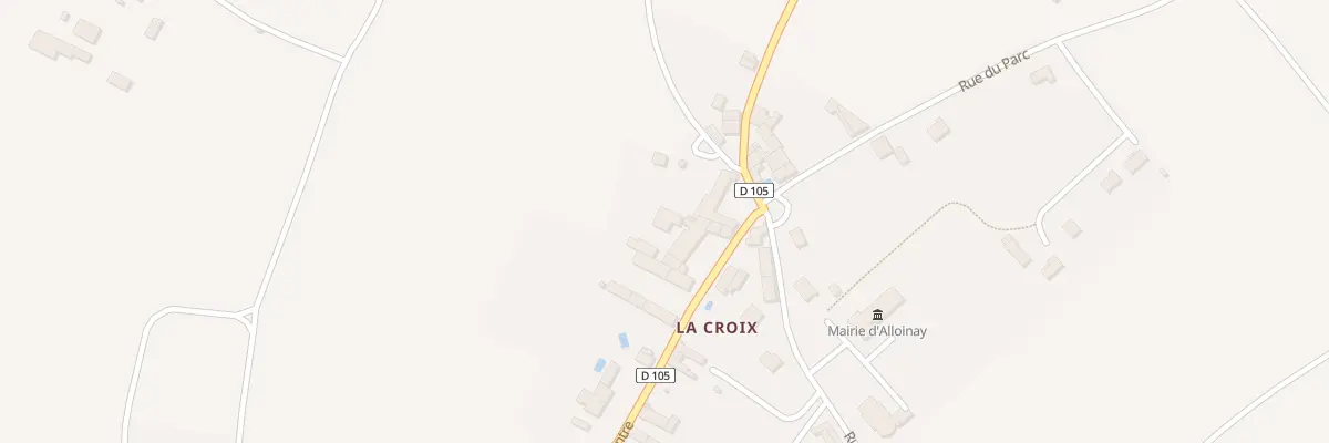 Plan du 4 Rue du centre à Alloinay