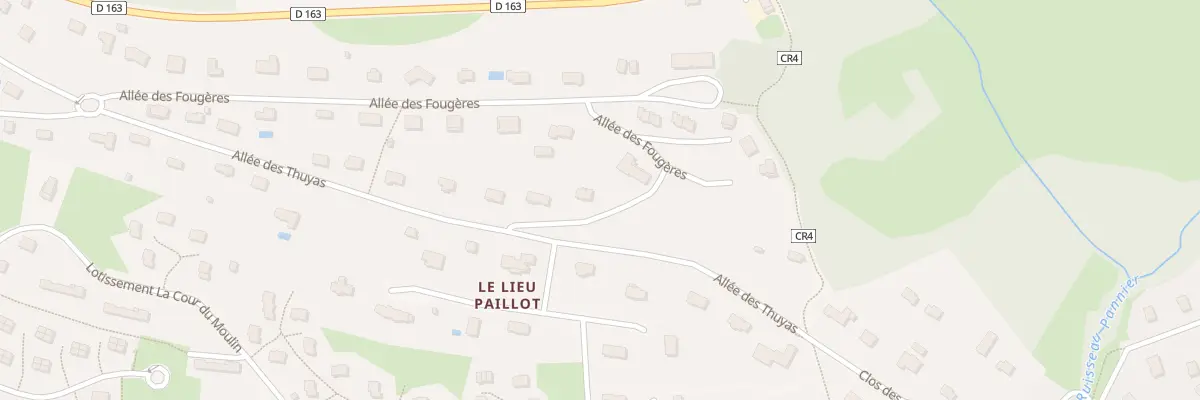 Plan du 9040 All des Thuyas à Houlgate