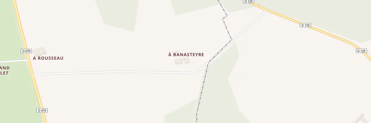 Plan du 1 À Banasteyre à Saint-Hilaire-du-Bois