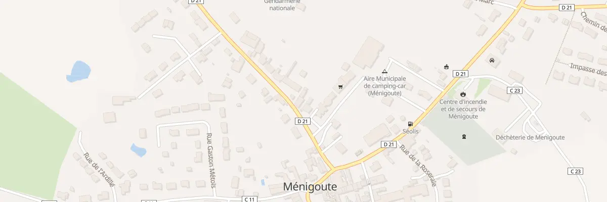 Plan du 10 Rue de Parthenay à Ménigoute