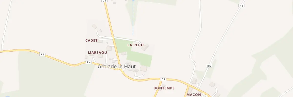 Plan du 965 Rte de la Mairie à Arblade-le-Haut