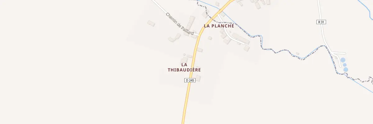 Plan du 1105 Rte de Saint Denis à Ravigny
